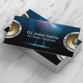 Tarjeta De Visita DJ Singer Songwriter Música moderna