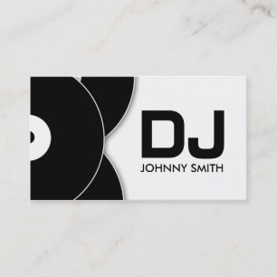 Tarjeta De Visita DJ Vinyl Record Music Business Card