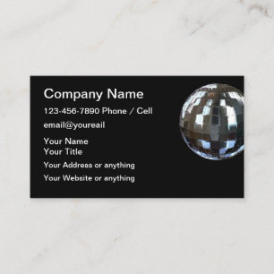 Tarjeta De Visita DJ Y Estudio De Música
