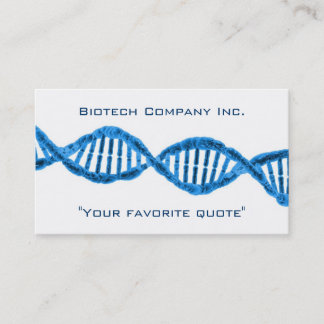 Tarjeta De Visita DNA de Biotech