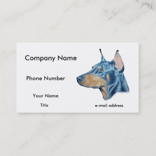 Tarjeta De Visita Doberman