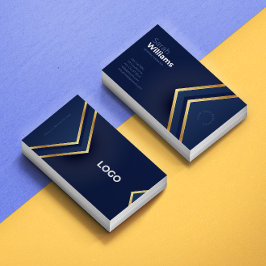 Tarjeta De Visita Doble costado de lujo