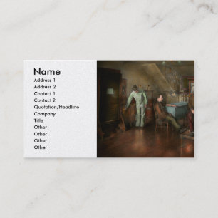 Tarjeta De Visita Doctor - influencia pasada de moda - 1905-45