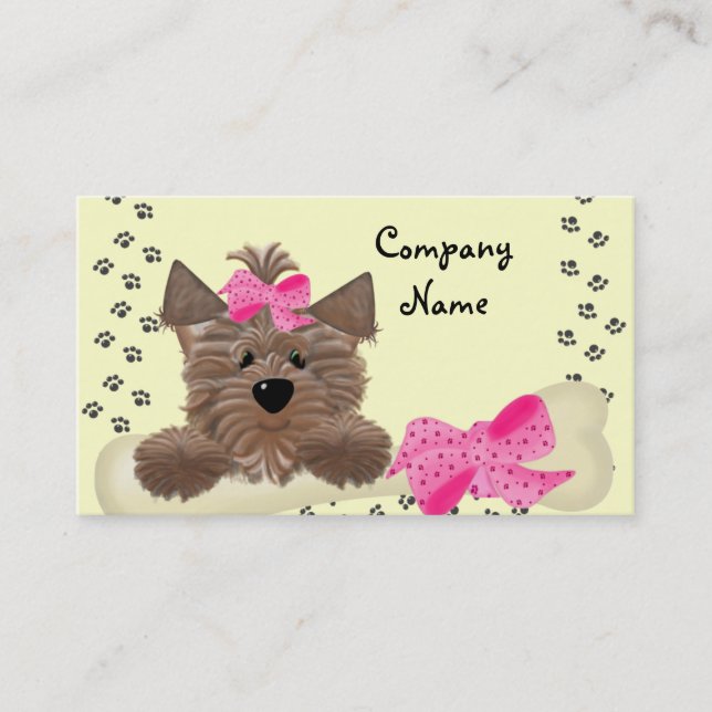 Tarjeta De Visita Dog Business Card (Anverso)
