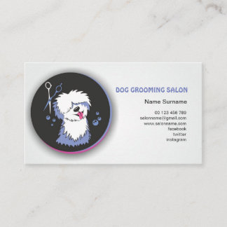 Tarjeta De Visita Dog & Cat Grooming Business Card. Pet Groomer.