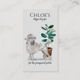Tarjeta De Visita Dog Day Spa Groom Business & Nombration Reminder
