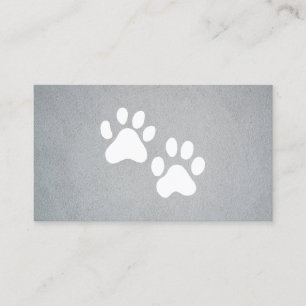 Tarjeta De Visita Dog Groomer   Formador   Paws