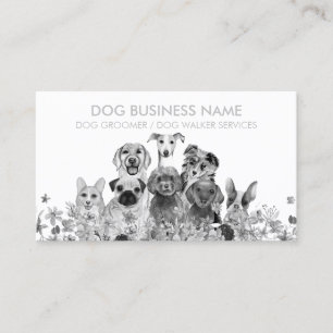 Tarjeta De Visita Dog Groomer Petseer Breeder Boutique Canine