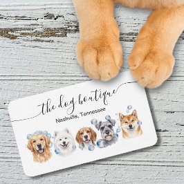 Tarjeta De Visita Dog Grooming Business Card 