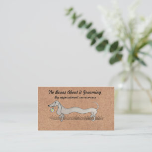 Tarjeta De Visita Dog Grooming Dachshund Business Card