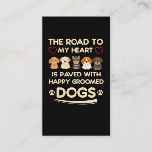 Tarjeta De Visita Dog Grooming Love Animal Dog Groomer