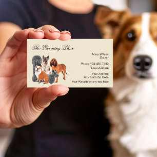 Tarjeta De Visita Dog Grooming Professional Services