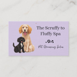 Tarjeta De Visita Dog Grooming Salon Pet Care