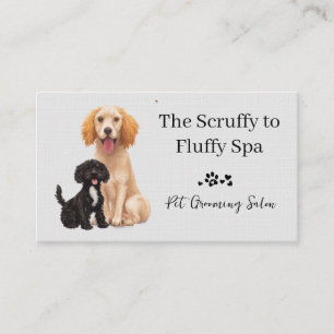 Tarjeta De Visita Dog Grooming Salon Pet Care