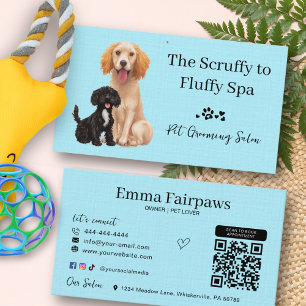 Tarjeta De Visita Dog Grooming Salon Pet Care