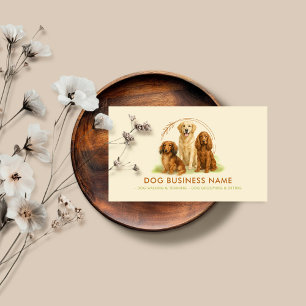 Tarjeta De Visita Dog Grooming Walker Mascota Sitters Boarding acuar
