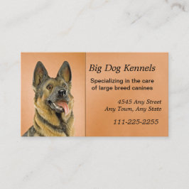 Tarjeta De Visita Dog Kennel German Shepherd Business Card