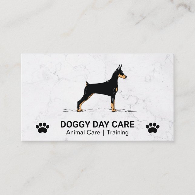 Tarjeta De Visita Dog Sitter | Servicios para animales | K9 (Anverso)