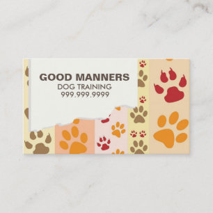 Tarjeta De Visita Dog Training Mascota Sitting Walker Business Card
