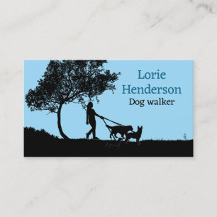 Tarjeta De Visita Dog Walker Business Card