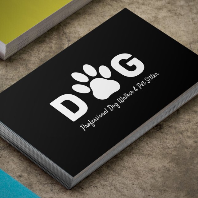 Tarjeta De Visita Dog Walker | Mascota Sitter (Subido por el creador)
