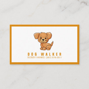 Tarjeta De Visita Dog Walker Mascota Sitter