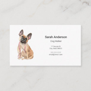 Tarjeta De Visita Dog Walker Mascota Sitting Business Card