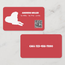 Dog Walker Personalizado QR (Rojo)