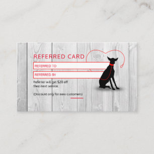 Tarjeta De Visita Dog walker / Pet Care Sitting