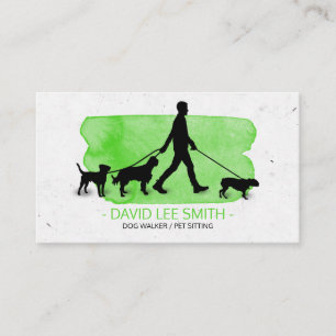 Tarjeta De Visita Dog walker / Pet Care Sitting