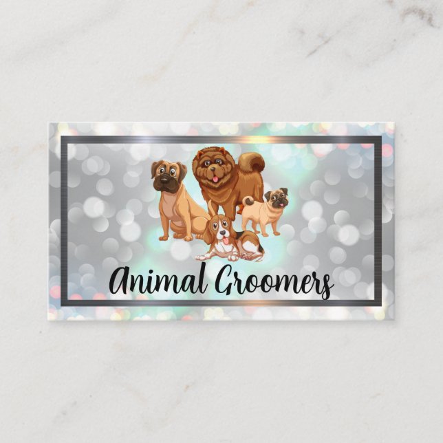Tarjeta De Visita Doggies cutáneos | Boke (Anverso)