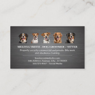 Tarjeta De Visita Doggies felices