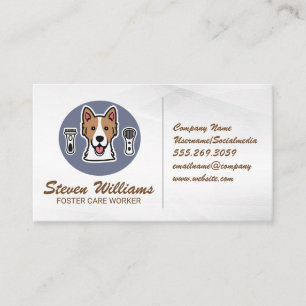 Tarjeta De Visita Doggy Groomer   Servicios para animales