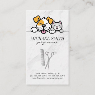 Tarjeta De Visita Doggy y Kitty Herramientas de cálculo
