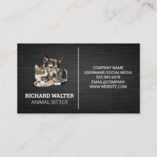Tarjeta De Visita Doggy y Kitty   Servicios para animales