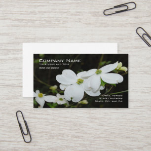 Tarjeta De Visita Dogwood Tree Flower Business Card