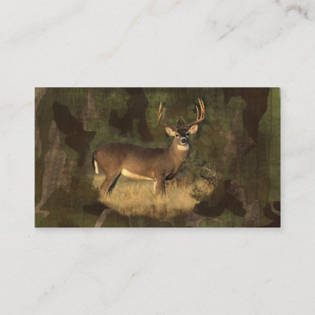 Tarjeta De Visita Dólar grande del Grunge de Camoflage ninguna (Anverso)