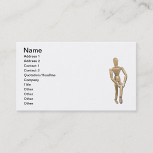 Tarjeta De Visita Dolor de la rodilla
