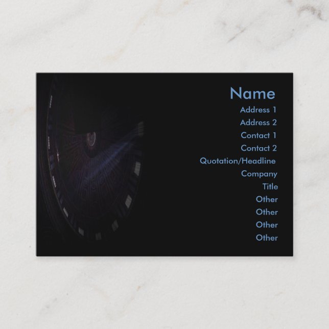 Tarjeta de visita Domes (Anverso)