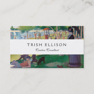 Tarjeta De Visita Domingo en la pintura de La Grande Jatte Seurat