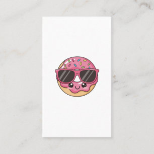 Tarjeta De Visita Dona Cool con Gafas de Sol