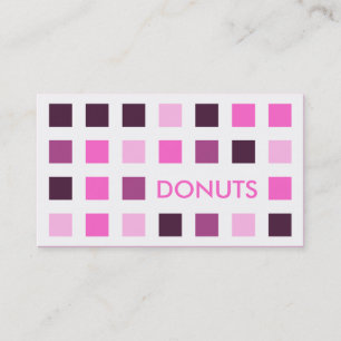 Tarjeta De Visita DONUTS (cuadrados mod)
