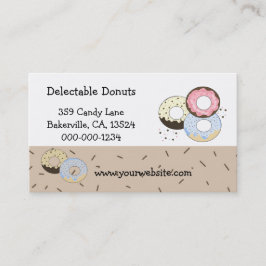 Tarjeta De Visita Donuts elegibles