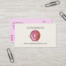 Tarjeta De Visita Donuts Y Café
