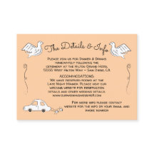 Doodle Sketch Funky birds Boda Detalles