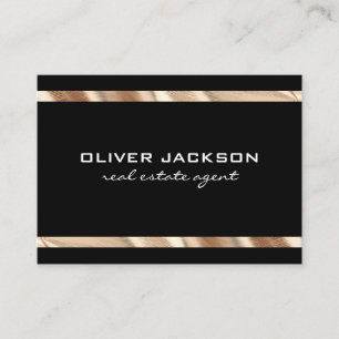 Tarjeta De Visita Dorado Elite Trim Black