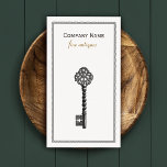 Tarjeta De Visita Dorado Vintage Skeleton Key antigüedades Tienda de<br><div class="desc">Grabación de la llave del esqueleto antiguo. Un diseño realmente elegante. Añadir,  organizar y cambiar el tamaño del texto como desee. ¿Necesitas ayuda? Siéntete libre de contactarme y estaré encantado de ayudar.</div>