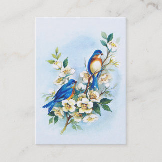 Tarjeta De Visita Dos Bluebirds
