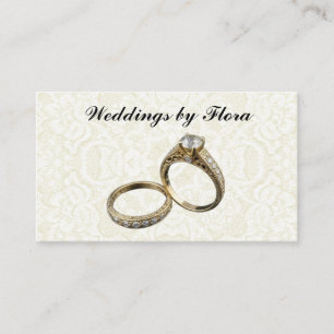 Tarjeta De Visita Dos Bodas en plan de boda