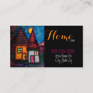 Tarjeta De Visita Dos Casas